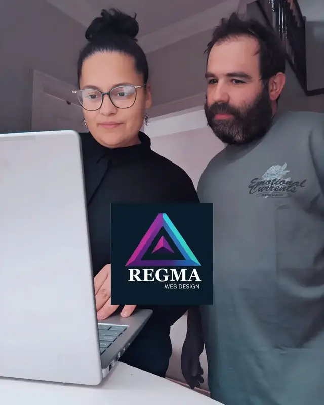 A photo of Helena and Tom the dedicated team that will work on your project